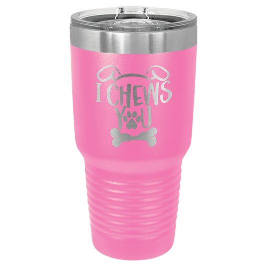 Polar Camel 30 oz. Pink Insulated Ringneck Tumbler with Slider Lid