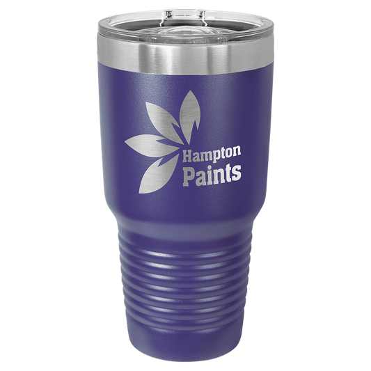 Polar Camel 30 oz. Purple Insulated Ringneck Tumbler with Slider Lid