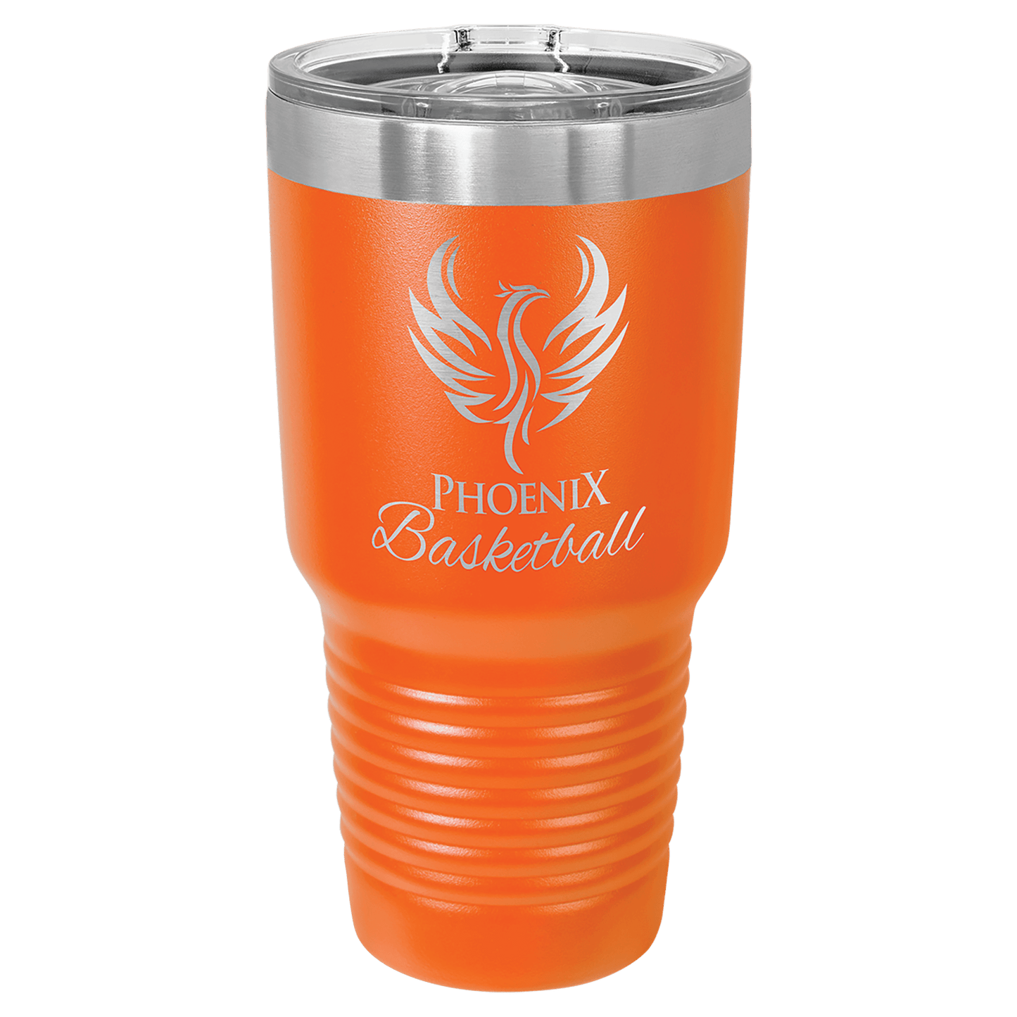 Polar Camel 30 oz. Orange Insulated Ringneck Tumbler with Slider Lid