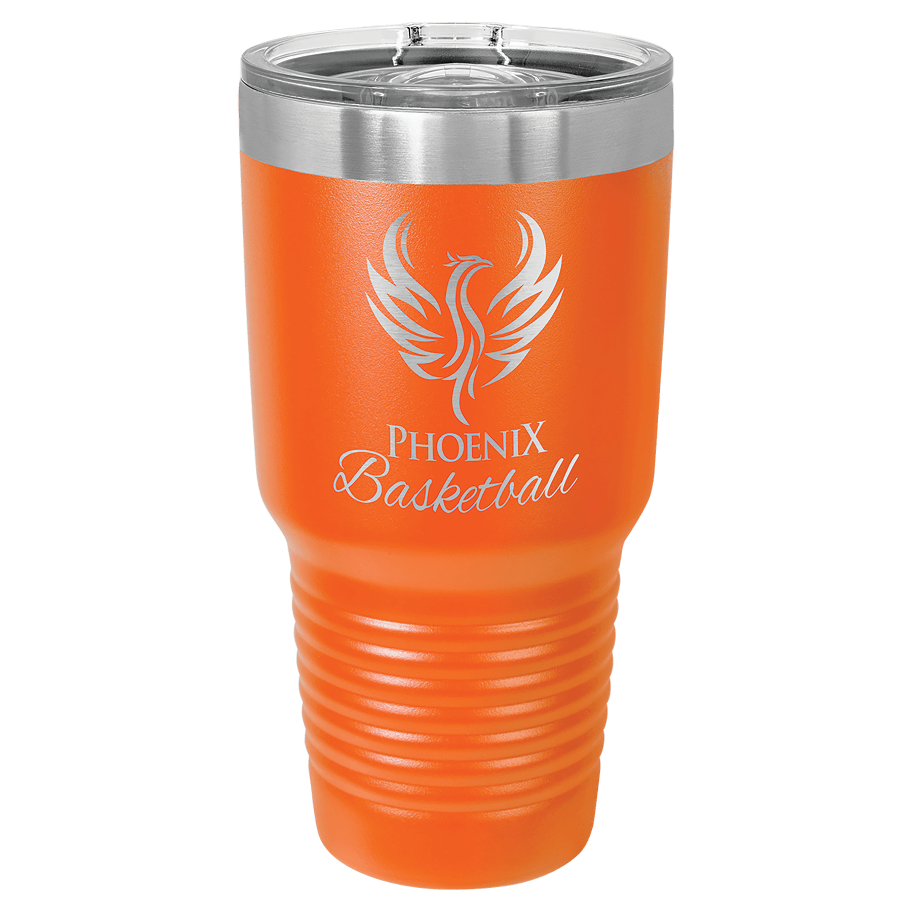 Polar Camel 30 oz. Orange Insulated Ringneck Tumbler with Slider Lid