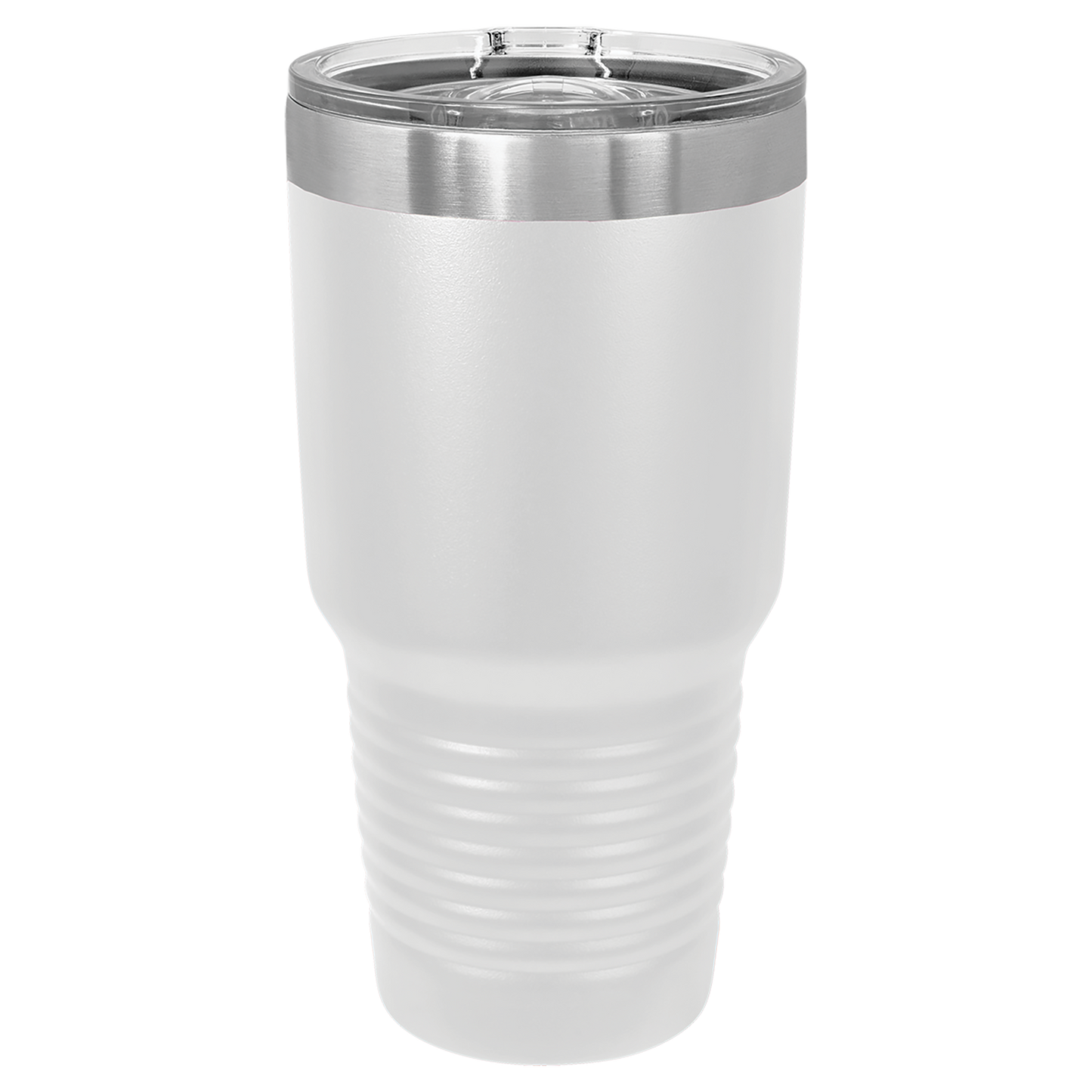 Polar Camel 30 oz. White Insulated Ringneck Tumbler with Slider Lid-MO