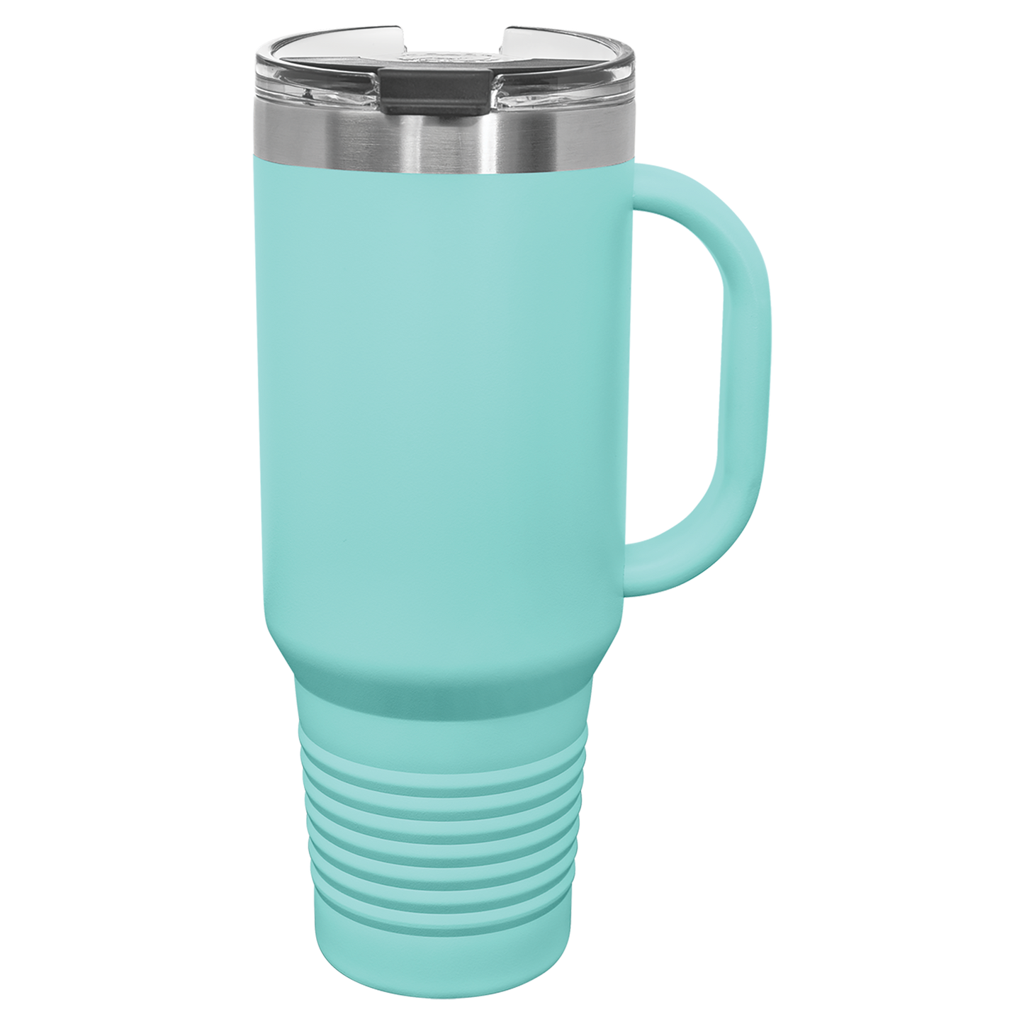 Polar Camel 40 oz. Teal Travel Mug with Handle, Straw Included-MO