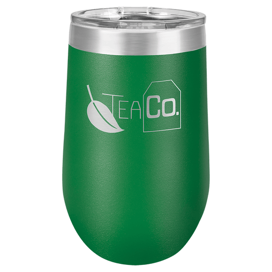 Polar Camel 16 oz. Green Vacuum Insulated Stemless Tumbler with Lid