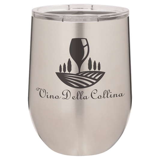 Polar Camel 12 oz. Stainless Steel Vacuum Insulated Stemless Wine Tumbler with Lid