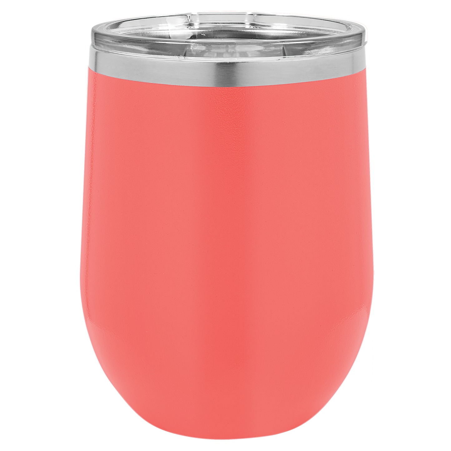 Polar Camel 12 oz. Coral Vacuum Insulated Stemless Wine Tumbler with LiD-MO