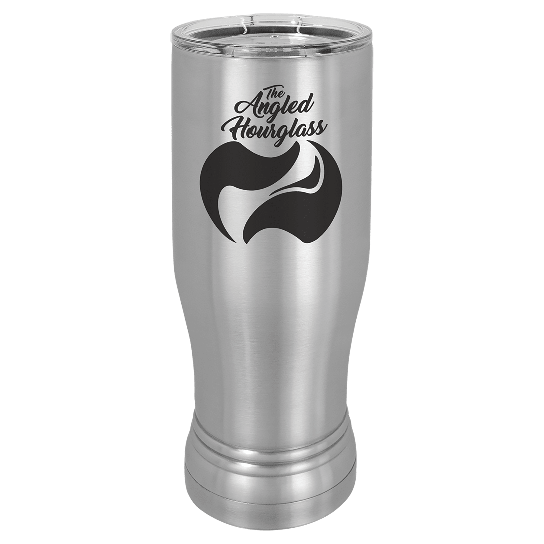 Stainless Steel 14 oz. Polar Camel Pilsner w/Clear Lid