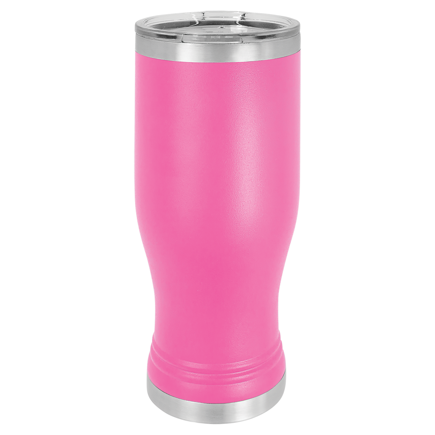 Polar Camel Pink 20 oz. Pilsner with Clear Lid-MO