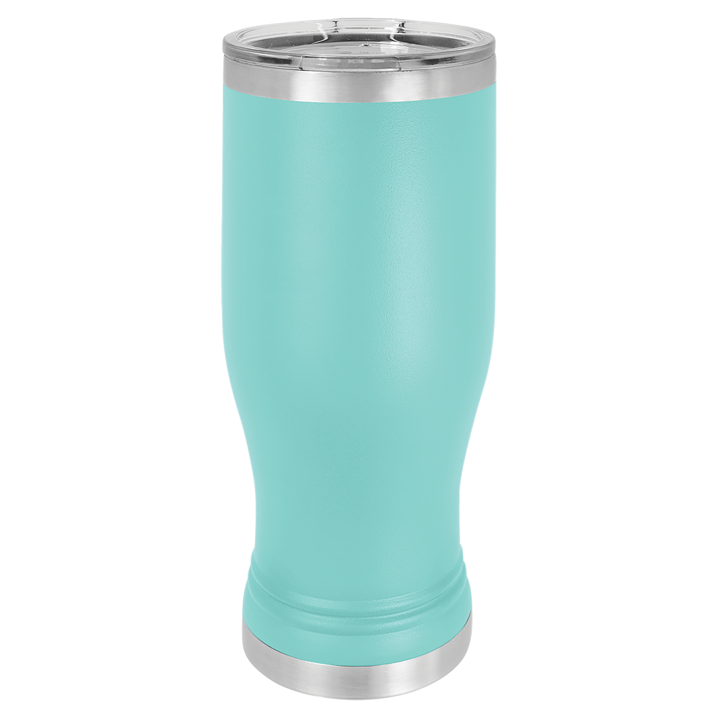 Polar Camel Teal 20 oz. Pilsner with Clear Lid-MO