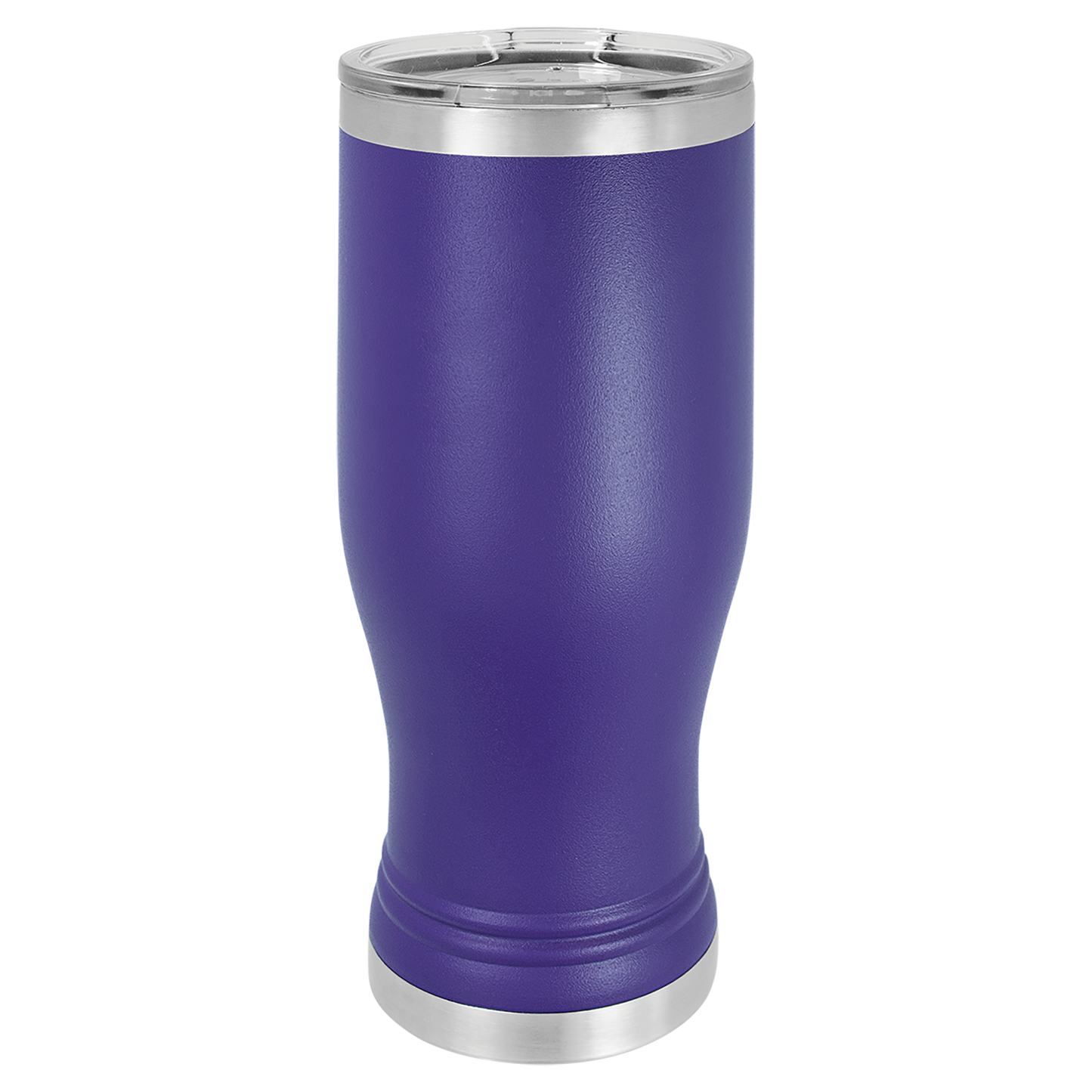 Polar Camel Purple 20 oz. Pilsner with Clear Lid-MO