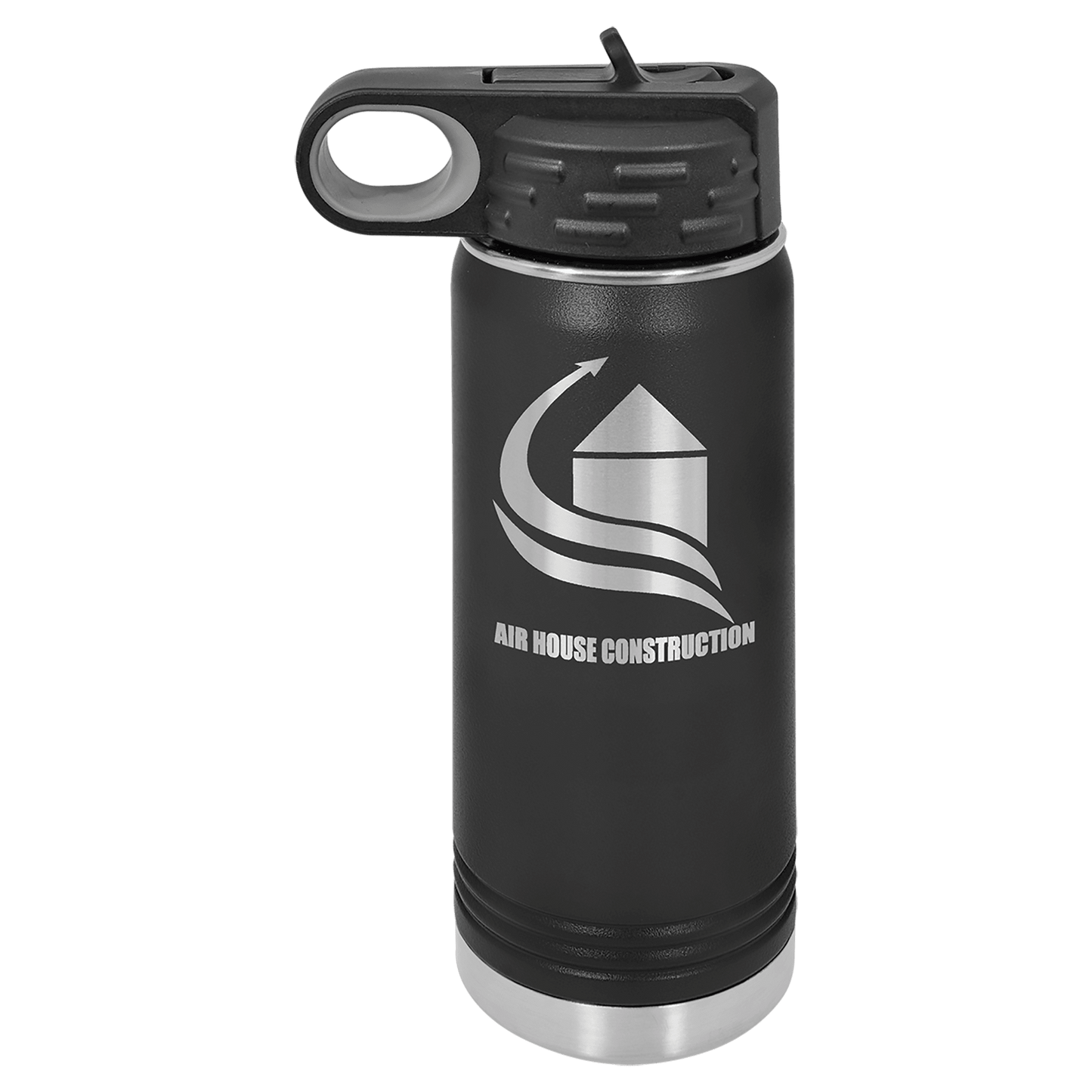 Polar Camel 20 oz. Black Water Bottle