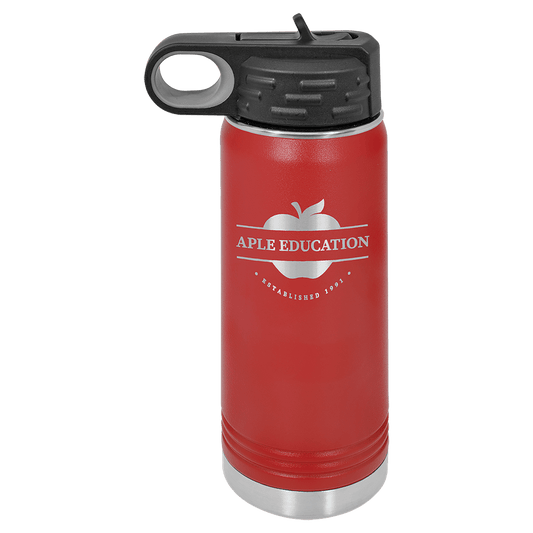 Polar Camel 20 oz. Red Water Bottle