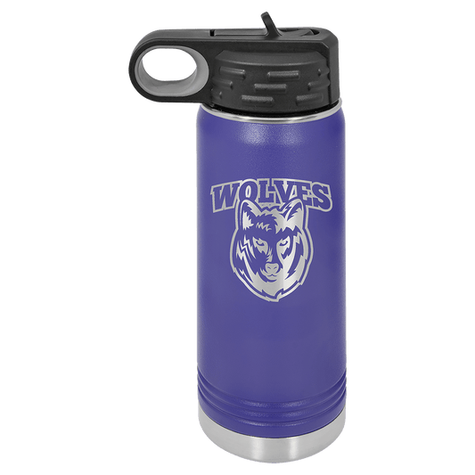 Polar Camel 20 oz. Purple Water Bottle