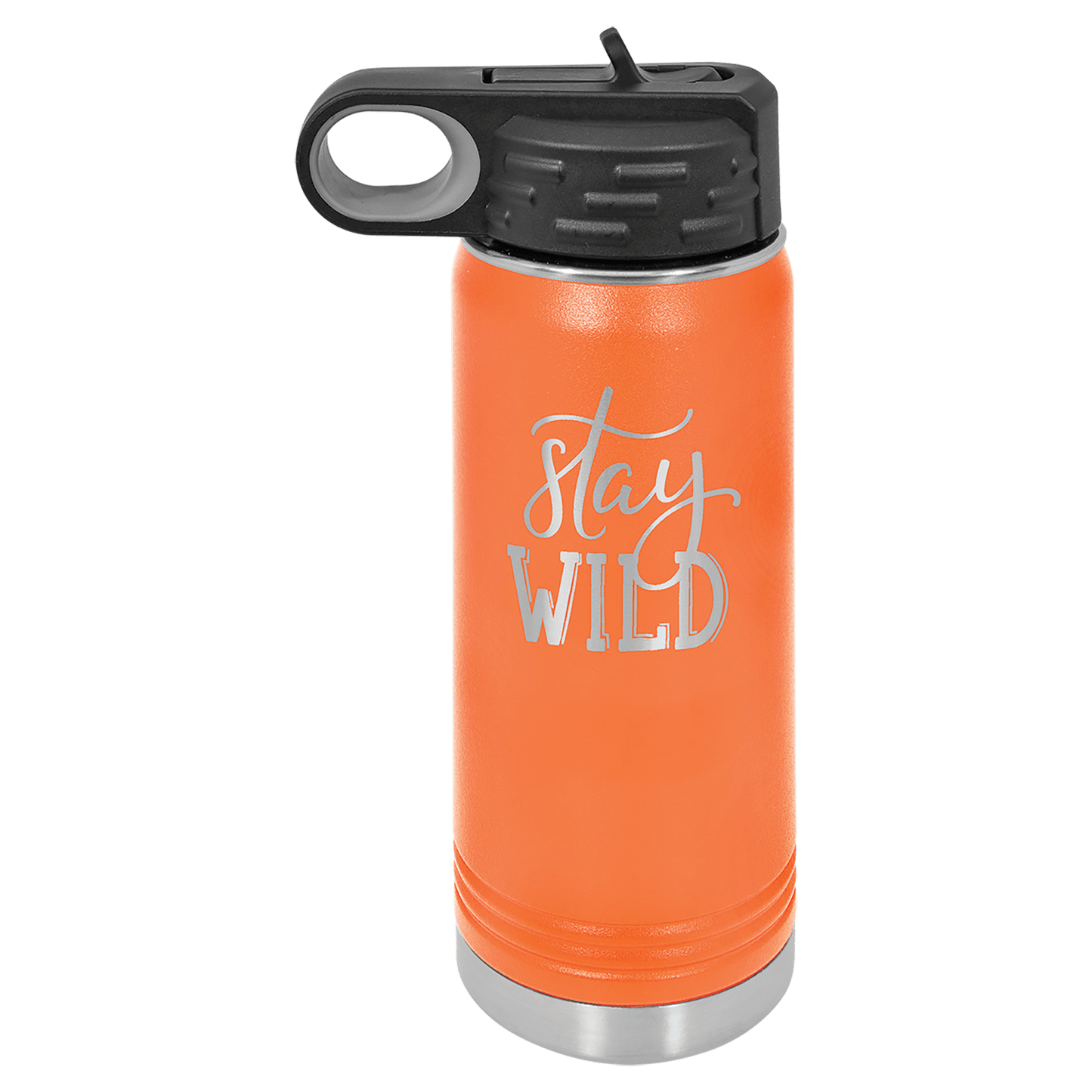 Polar Camel 20 oz. Orange Water Bottle