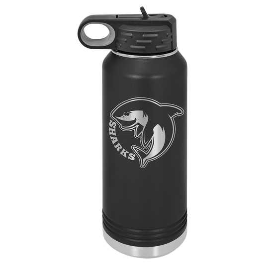 Polar Camel 32 oz. Black Water Bottle