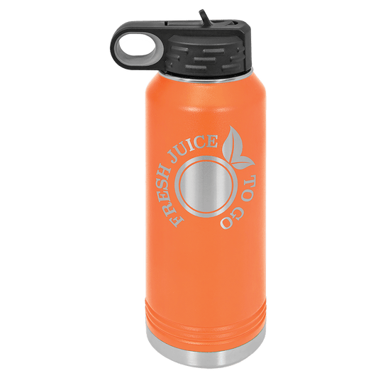 Polar Camel 32 oz. Orange Water Bottle