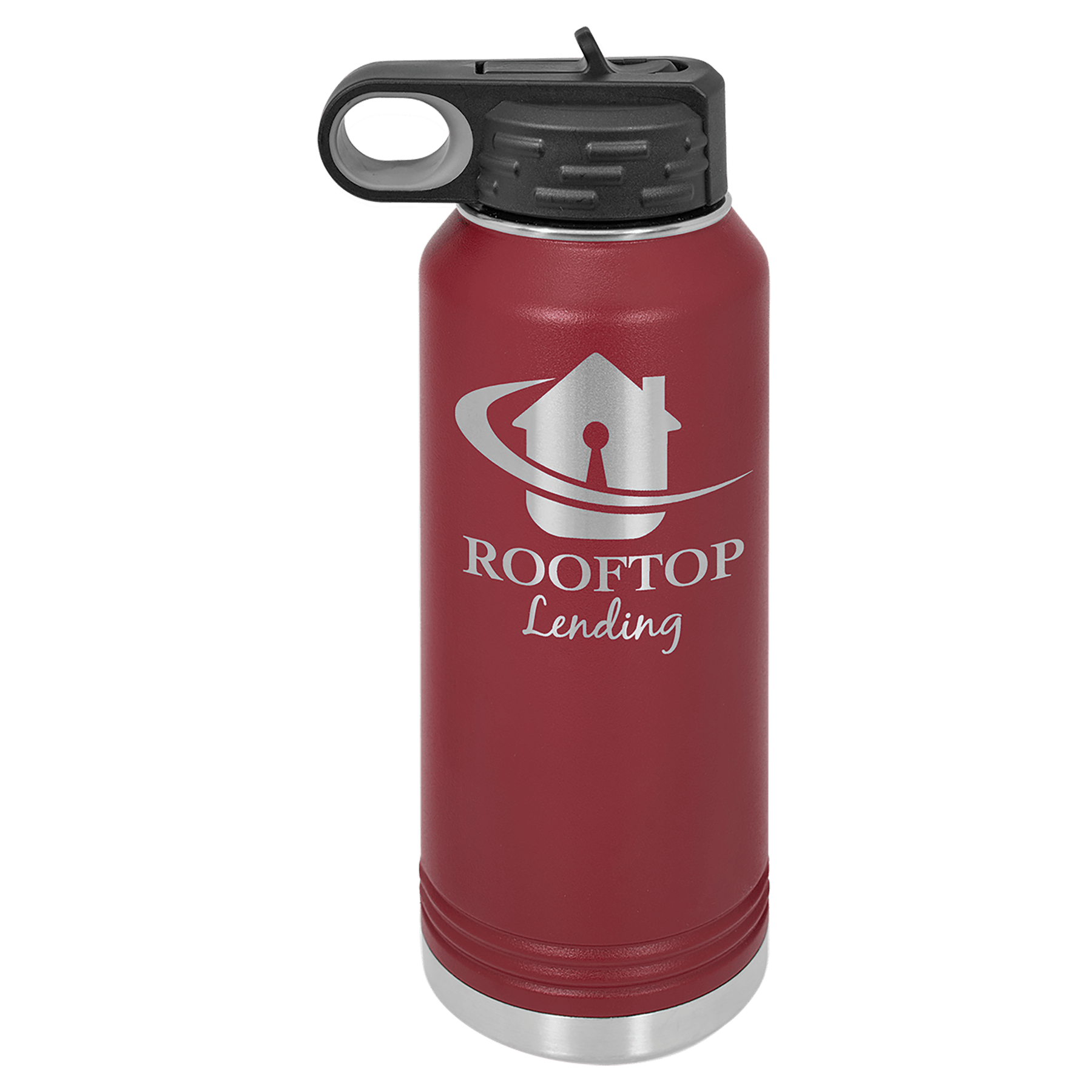 Polar Camel 32 oz. Maroon Water Bottle