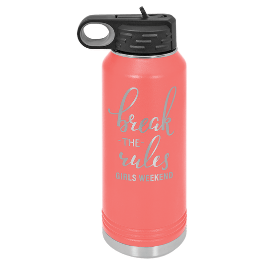 Polar Camel 32 oz. Coral Water Bottle