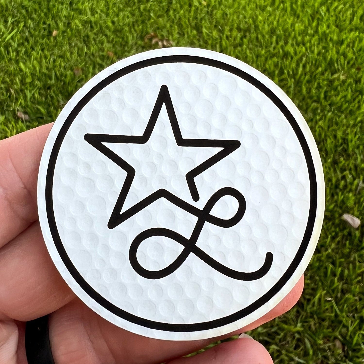 Laser Caviar Golf Ball Textured Patch