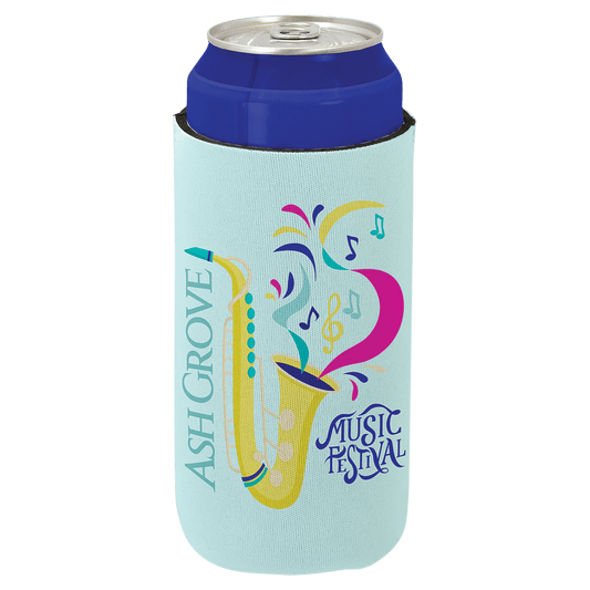 White Sublimatable 16 oz. Can Beverage Holder