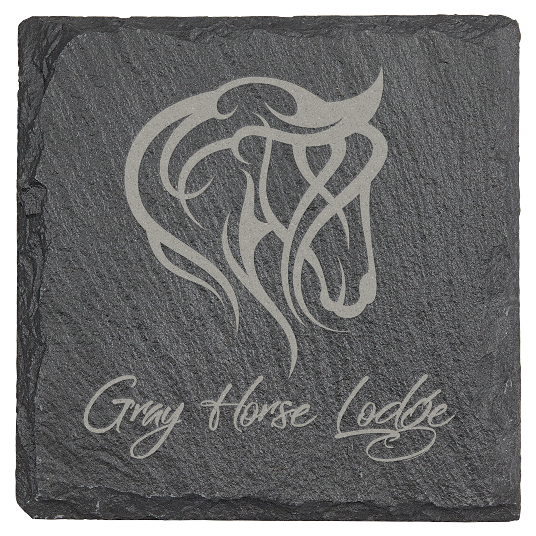 4" x 4" Square Slate Coaster