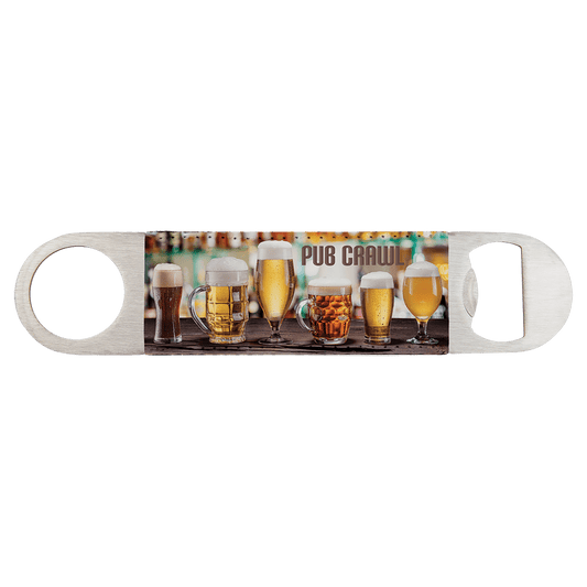 Laser Caviar 1 1/2" x 7" Subli-Tru Bottle Opener